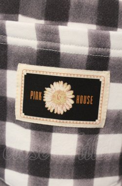 画像4: PINK HOUSE / little sunny bite hand drawing checker pants  クロ×シロ O-25-04-30-1007-LO-PA-IG-OS
