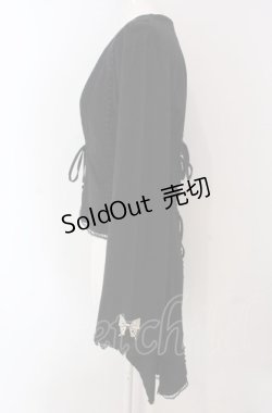 画像3: gouk / フィッシュテール着物カーディガン  ブラック O-25-04-30-1069-GO-TO-IG-OS