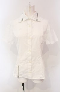 MIHO MATSUDA / ブラウス ウェゴ S ホワイト O-25-04-30-1070-GO-BL-IG-OS