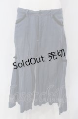 gouk / フレアパンツ  ブルー O-25-04-30-1008-GO-PA-IG-ZY