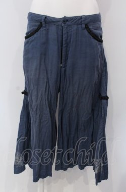画像1: gouk / フレアパンツ  ブルー O-25-04-30-1008-GO-PA-IG-OS