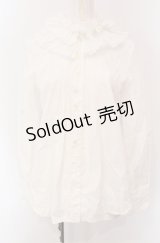 Jane Marple / ピンタックブラウス M シロ O-25-04-30-1071-JM-BL-OW-OS