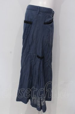 画像2: gouk / フレアパンツ  ブルー O-25-04-30-1008-GO-PA-IG-OS