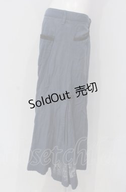 画像2: gouk / フレアパンツ  ブルー O-25-04-30-1008-GO-PA-IG-ZY