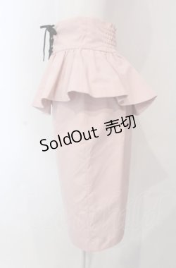 画像2: MILK / ペプラムタイトスカート  ピンク O-25-04-30-1077-ML-SK-OW-OS