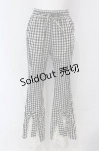 Bobon21 / 裾レースクラシカルガーリーフレアパンツ M クロ O-25-04-30-1009-EL-PA-OW-ZT366