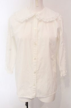 画像1: Shirley Temple / ローズレースタックブラウス 160ｃｍ シロ O-25-04-30-1080-ET-BL-OW-OS