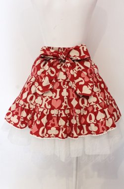 画像4: Shirley Temple / トランプ総柄スカート 150ｃｍ アカ O-25-04-30-1082-ET-SK-OW-OS