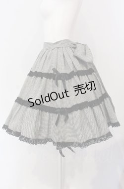 画像2: metamorphose / ギンガムチェックティアードスカート  クロ O-25-04-30-1085-ME-SK-OW-OS