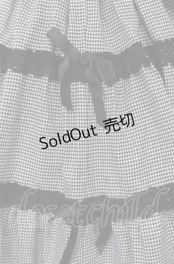 画像3: metamorphose / ギンガムチェックティアードスカート  クロ O-25-04-30-1085-ME-SK-OW-OS