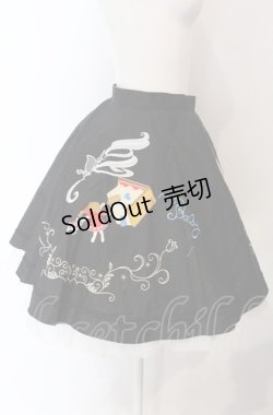 画像3: BABY,THE STARS SHINE BRIGHT / オズの魔法使いサーキュラー巻きスカート  クロ O-25-04-30-1087-BA-SK-OW-ZT467