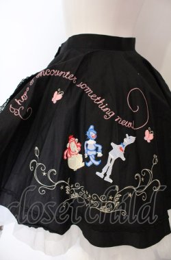 画像6: BABY,THE STARS SHINE BRIGHT / オズの魔法使いサーキュラー巻きスカート  クロ O-25-04-30-1087-BA-SK-OW-ZT467