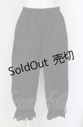 axes femme kawaii / コットンロングドロワーズ M クロ O-25-04-30-1010-AX-PA-OW-OS