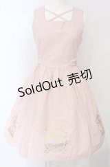 Shirley Temple / エンブレム＆王冠ptジャンパースカート 160ｃｍ ピンク O-25-04-30-1088-ET-OP-OW-OS