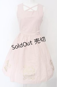 Shirley Temple / エンブレム＆王冠ptジャンパースカート 160ｃｍ ピンク O-25-04-30-1088-ET-OP-OW-OS