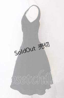 画像3: JESUS DIAMANTE / ギャザーワンピース XS クロ O-25-04-30-1089-JE-OP-OW-OS