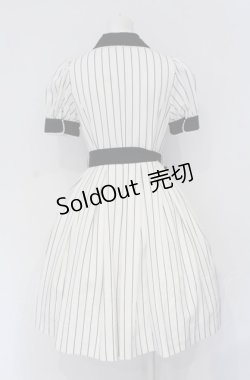 画像2: Sheglit / Gardeniaパフワンピース M ホワイト×ブラック O-25-04-30-1094-EL-OP-OW-OS