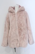 画像1: 【SALE】Honey Cinnamon / うさ耳ファーコート  ピンク O-25-04-30-1097-LO-CO-OW-ZTC005 (1)