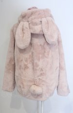 画像2: 【SALE】Honey Cinnamon / うさ耳ファーコート  ピンク O-25-04-30-1097-LO-CO-OW-ZTC005 (2)