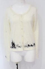 axes femme / シルエット柄カーディガン M キナリ O-25-04-30-1105-AX-TO-OW-OS