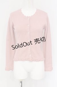 Shirley Temple / ビーズ使いカーディガン 150ｃｍ ピンク O-25-04-30-1109-ET-TO-OW-OS