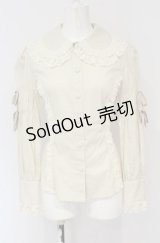 metamorphose / 綿混レースブラウス  キナリ O-25-04-30-1111-ME-BL-OW-OS