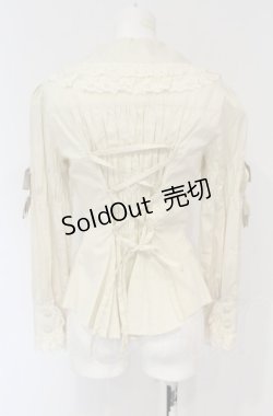 画像3: metamorphose / 綿混レースブラウス  キナリ O-25-04-30-1111-ME-BL-OW-OS