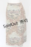 Jane Marple Dans Le Salon / Original Venice Gobelin Print Long Skirt　スカート M グリーン系 O-25-04-30-1118-JM-SK-OW-OS