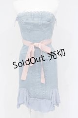 JESUS DIAMANTE / 誘惑ベアワンピース 38 アオ O-25-04-30-1120-JE-OP-OW-OS