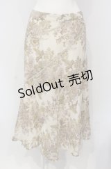 INGEBORG / フラワーペイズリーロングスカート 9 アイボリー O-25-04-30-1013-LO-SK-IG-ZT363