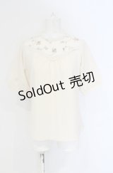 Fi.n.t / ヨークローズ刺繍プルオーバーブラウス F アイボリー O-25-04-30-1124-CA-BL-OW-OS