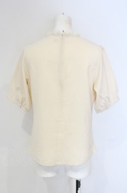 画像3: Fi.n.t / ヨークローズ刺繍プルオーバーブラウス F アイボリー O-25-04-30-1124-CA-BL-OW-OS