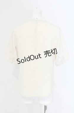 画像3: Fi.n.t / ヨークローズ刺繍プルオーバーブラウス F アイボリー O-25-04-30-1124-CA-BL-OW-OS