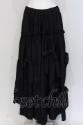 Candy Stripper / ROMANESQUE RIBBON スカート 2 クロ O-25-04-30-1126-PU-SK-OW-OS