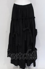 Candy Stripper / ROMANESQUE RIBBON スカート 2 クロ O-25-04-30-1126-PU-SK-OW-OS