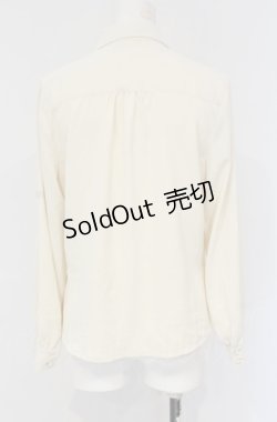 画像3: an another angelus / クリスマスローズ刺繍ブラウス F アイボリー O-25-04-30-1127-CA-BL-OW-OS