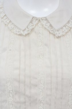 画像2: an another angelus / レース使いピンタックブラウス F アイボリー O-25-04-30-1128-CA-BL-OW-OS