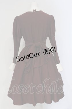 画像3: NO.S PROJECT / クラシックレトロワンピース S ボルドー O-25-04-30-1134-LO-OP-OW-OS