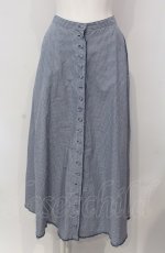 画像1: 【SALE】INGEBORG / ギンガムチェックスカート  ブルー O-25-04-30-1015-LO-SK-IG-ZT366 (1)