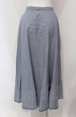 画像4: 【SALE】INGEBORG / ギンガムチェックスカート  ブルー O-25-04-30-1015-LO-SK-IG-ZT366 (4)