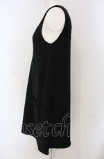 画像3: 【SALE】INGEBORG / ツイード切り替えニットワンピース 9 クロ O-25-04-30-1022-LO-TO-IG-ZT366 (3)