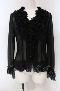 INGEBORG / ラッフルフリルブラウス 9  O-25-04-30-1025-LO-BL-IG-OS