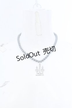画像2: Moi-meme-Moitie / パール燭台ネックレス  シルバー×ブラックパール O-25-04-30-001-MO-AC-IG-OS