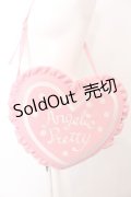 Angelic Pretty / ドットロゴハートショルダーバッグ  ピンク O-25-04-30-010-AP-BG-IG-OS