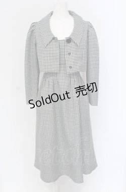 画像2: an another angelus / 千鳥格子クラシックセットアップ  シロ×クロ O-25-04-30-2037-CA-OP-IG-OS