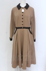 画像1: 【SALE】LOLITA(買取対象外) / バイカラーワンピース  ブラウン O-25-04-30-2039-LO-OP-IG-ZT212 (1)