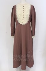画像1: 【SALE】an another angelus / クレリックレースヨーク切替ロングワンピース  ピンク O-25-04-30-2041-CA-OP-IG-ZT147 (1)