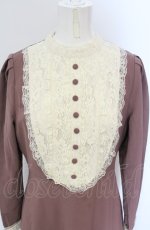 画像2: 【SALE】an another angelus / クレリックレースヨーク切替ロングワンピース  ピンク O-25-04-30-2041-CA-OP-IG-ZT147 (2)