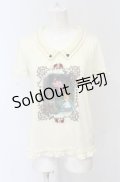 axes femme / 不思議の国のアリスプルオーバー M アイボリー O-25-04-30-2053-AX-TO-IG-OS