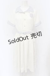 Fi.n.t / クレリック開衿ワンピース/シナモロール  アイボリー×ブルー O-25-04-30-2055-CA-OP-IG-OS